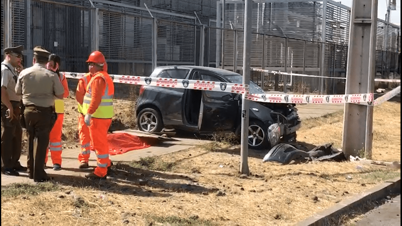 ACCIDENTE DE TRANSITO DEJA UN FALLECIDO EN TALCA FRENTE A EX PLANTA CCU