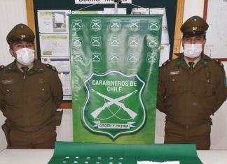 UNA PERSONA DETENIDA POR DELITO DE MICROTRÁFICO DE PASTA BASE DE COCAÍNA EN RETIRO.