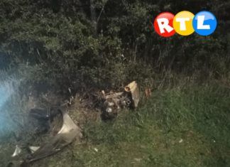 Un lesionado y perdida total del automóvil deja violento choque camino a Panimávida